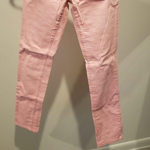 Aeropostale Bayla Skinny Jeans, Neon Orange - Picture 3 of 4